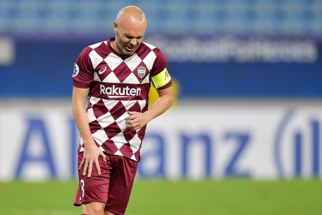 Iniesta lesion Vissel Kobe EFE Iniesta lesion Vissel Kobe EFE