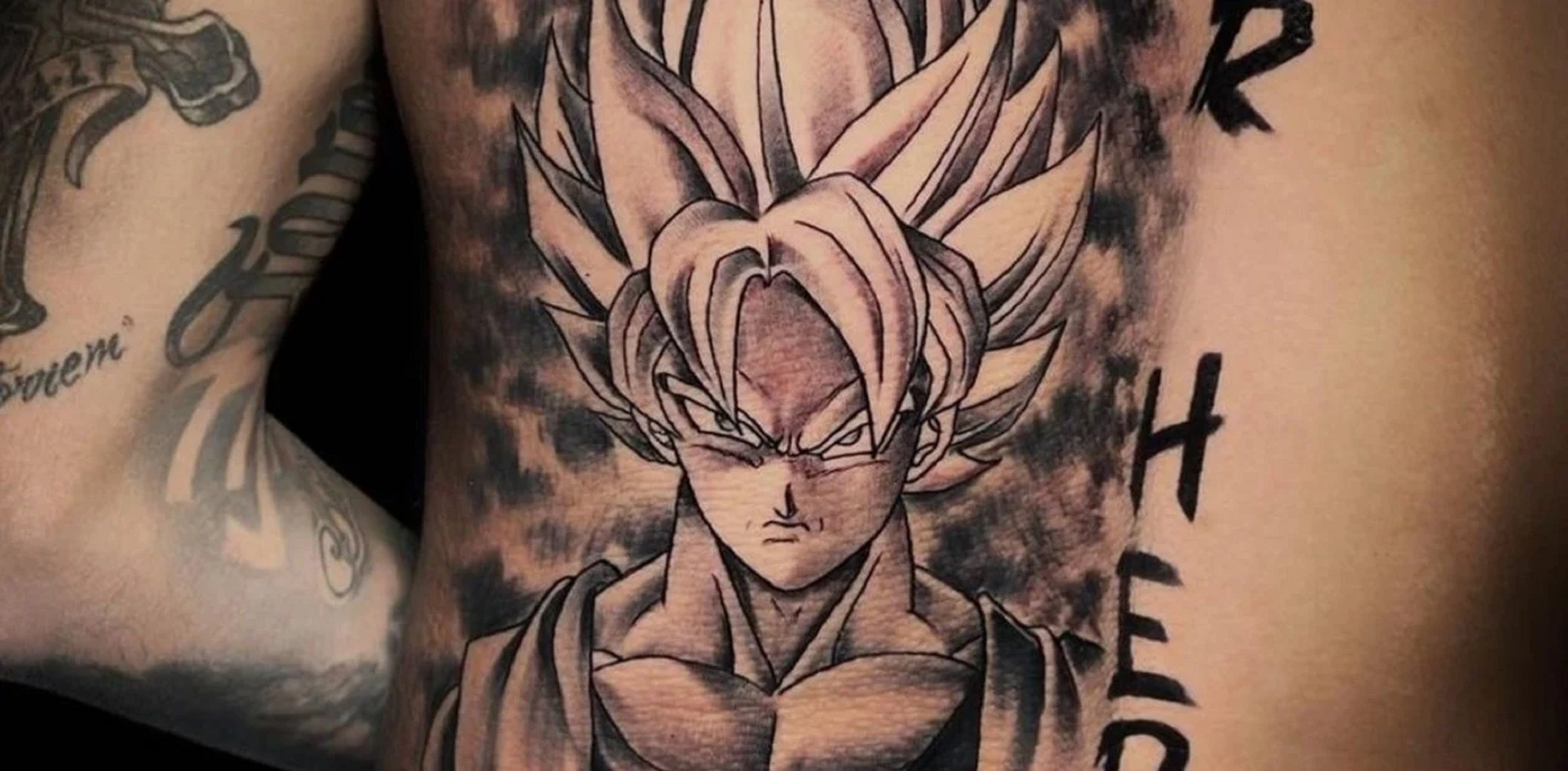Tatuaje Neymar Goku / Adao Rosa Tattoo