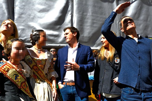 Toni Cantó con Albert Rivera en las Fallas EP