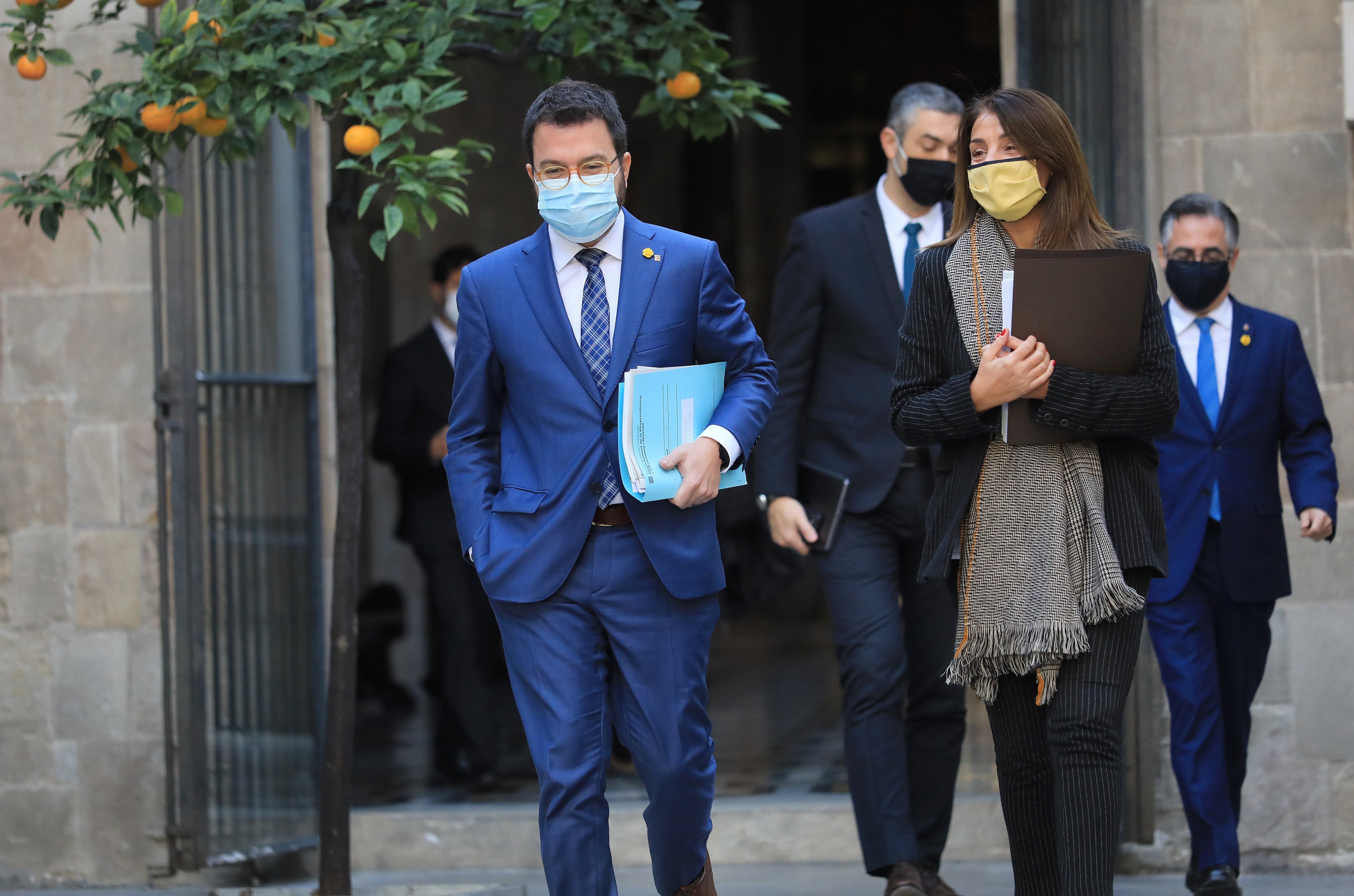 Aragonès i Budó anunciaran aquest vespre noves restriccions