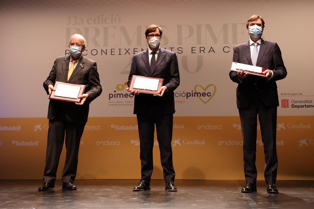 PIMEC galardona empresas catalanas en un año marcado por la Covid