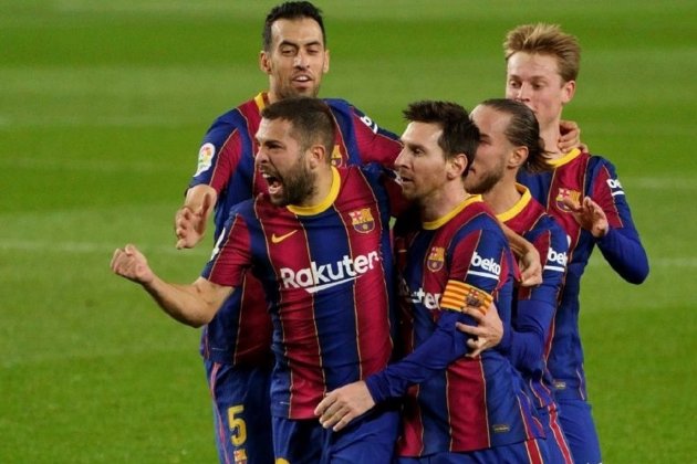 Jordi Alba Messi Barça EuropaPress