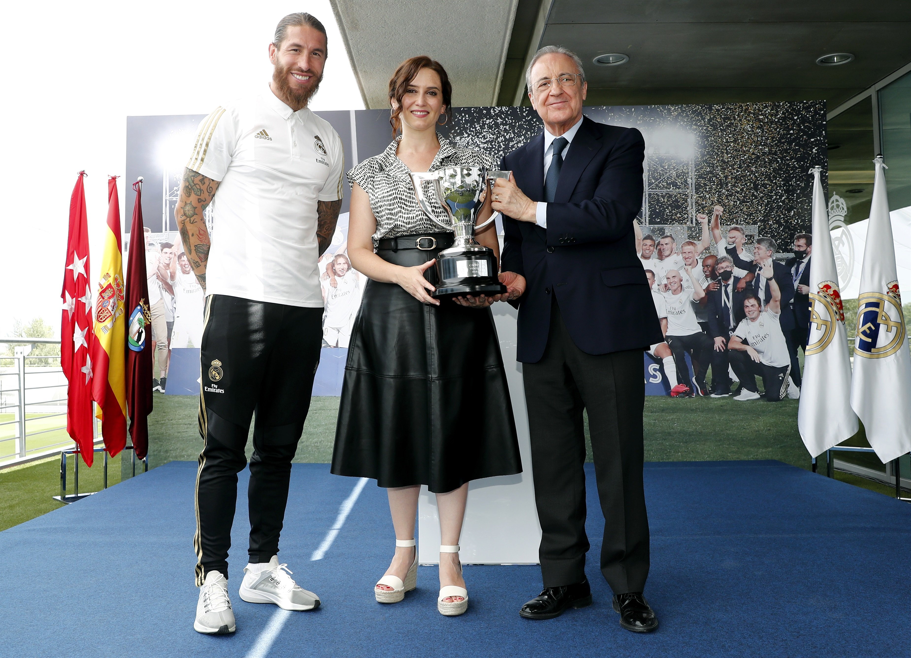 sergio ramos florentino perez isabel diaz ayuso / Real Madrid