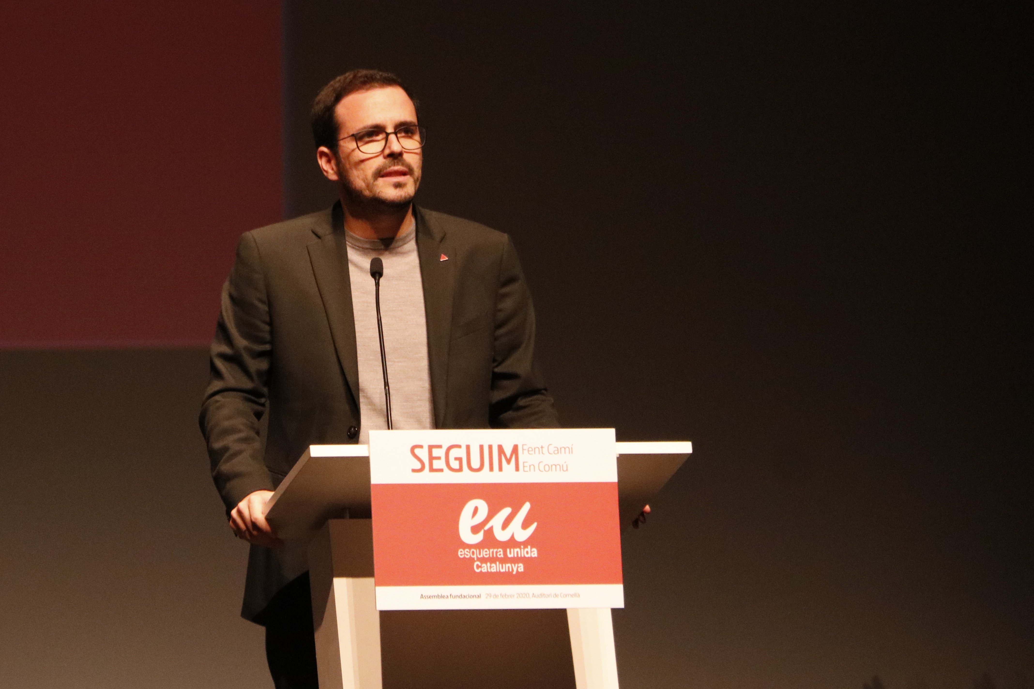 Garzón defiende un referéndum en Catalunya como un "elemento útil"