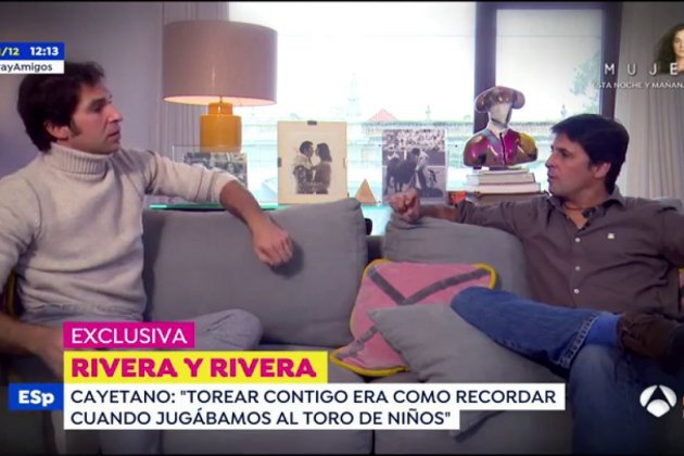 Fran Rivera entrevista a Cayetano Rivera 'Espejo Público' Antena 3
