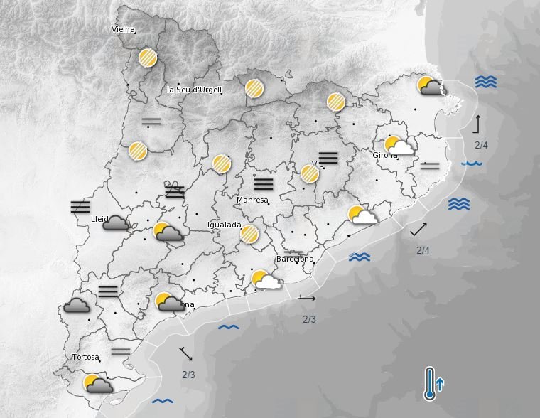 mapa temps
