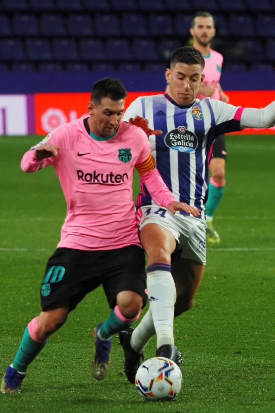 Messi Alcaraz Valladolid Barça EFE