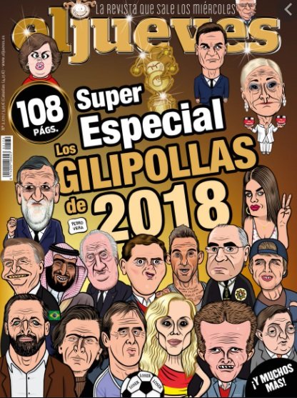 portada judías gilipollas 2018