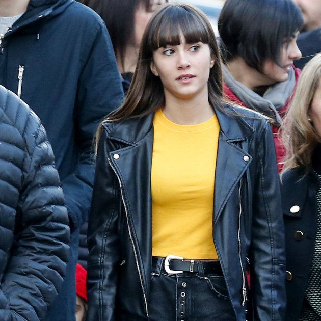 Aitana Ocaña de amarillo en su pueblo, Sant Climent de Llobregat GTRES Aitana Ocaña de amarillo en su pueblo, Sant Climent de Llobregat GTRES