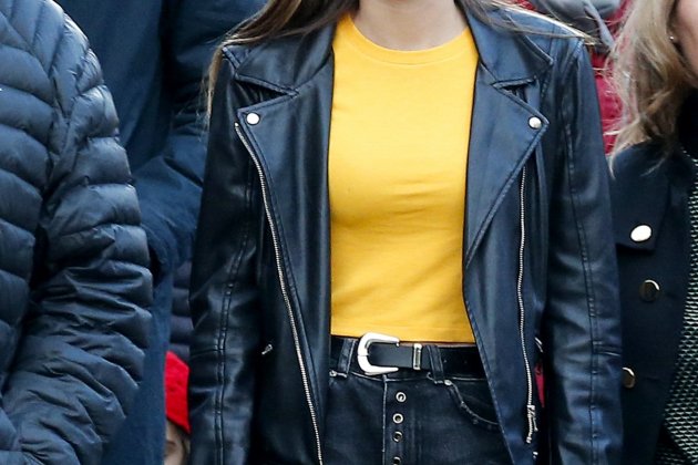 Aitana Ocaña de amarillo en su pueblo, Sant Climent de Llobregat GTRES Aitana Ocaña de amarillo en su pueblo, Sant Climent de Llobregat GTRES