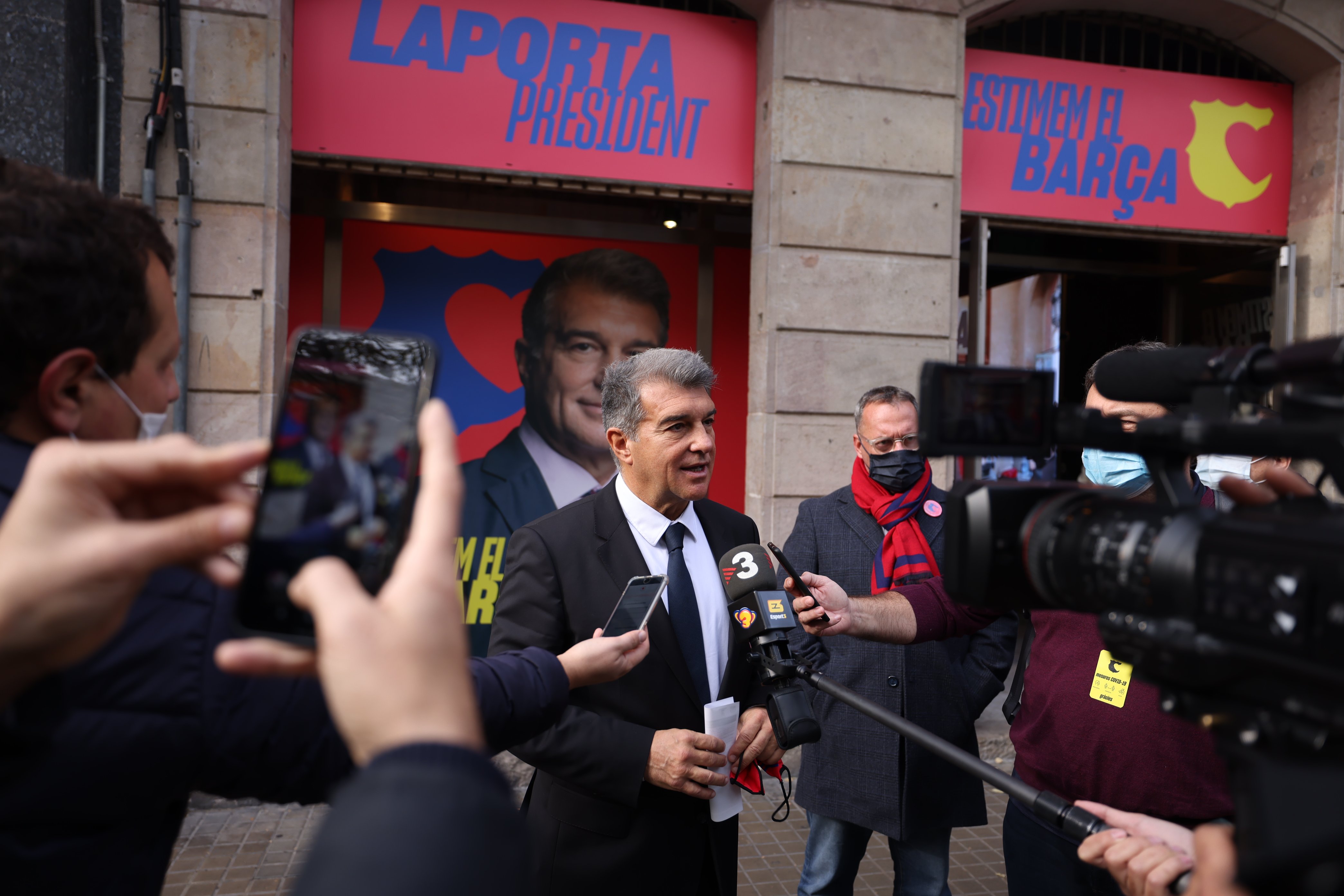 Laporta, esperançat per tornar a ser president del Barça: "Comença el partit"