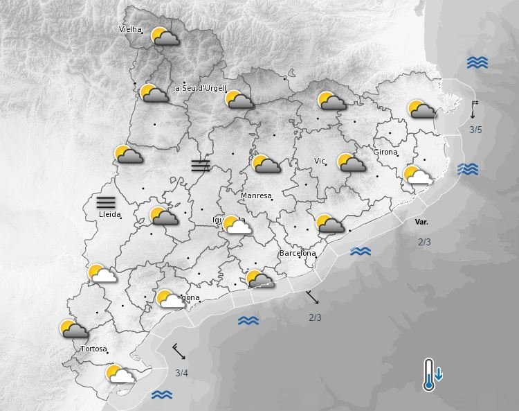mapa temps