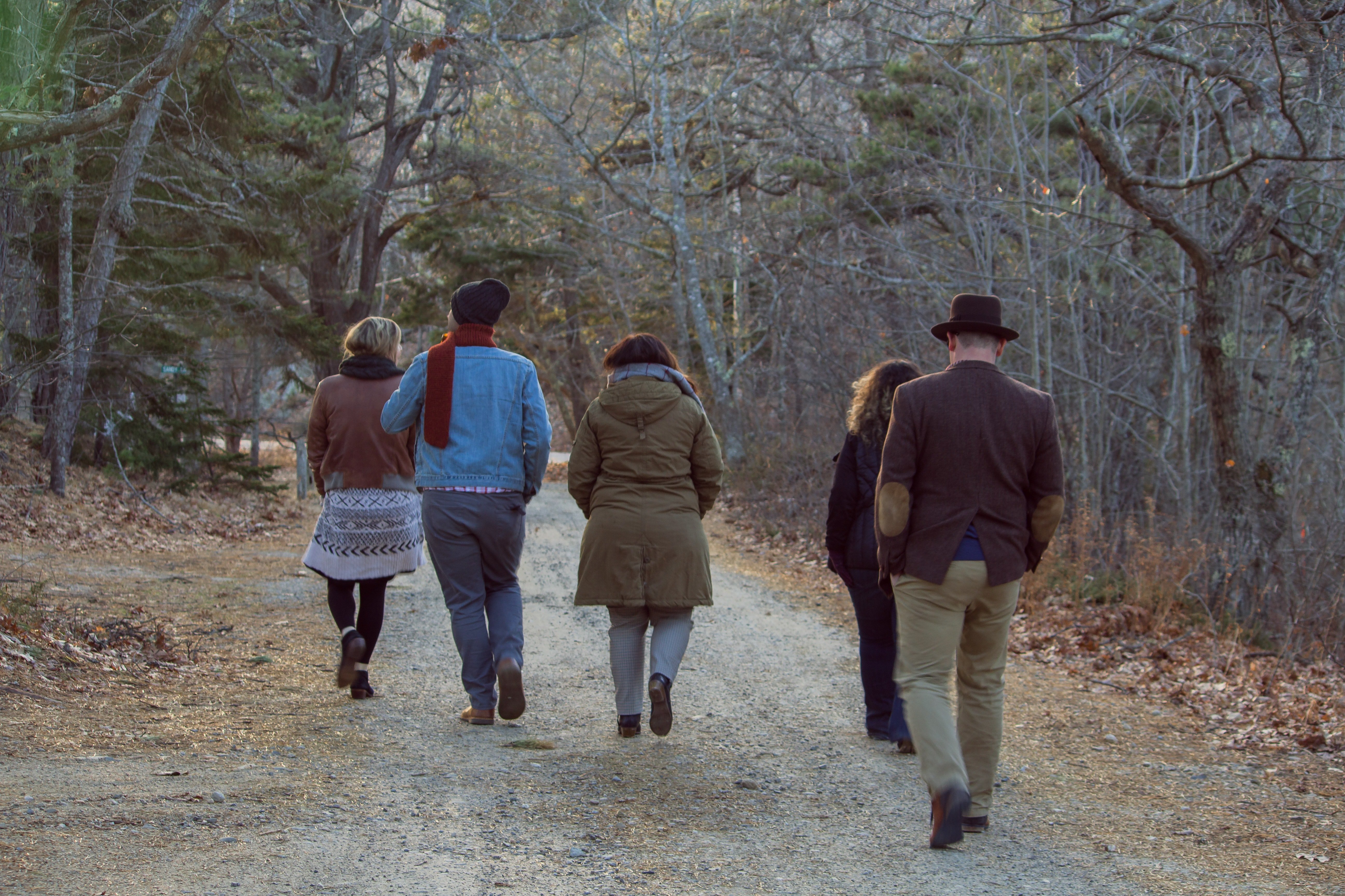 Familia caminando