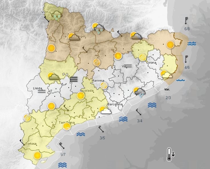 mapa temps