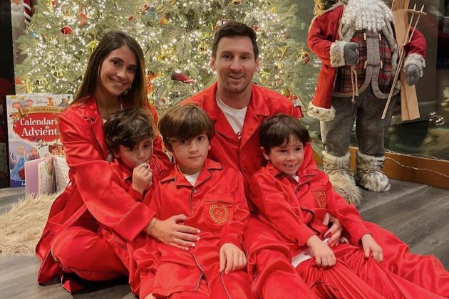 Antonela roccuzzo Leo Messi Navidad 2020 @antonelaroccuzzo