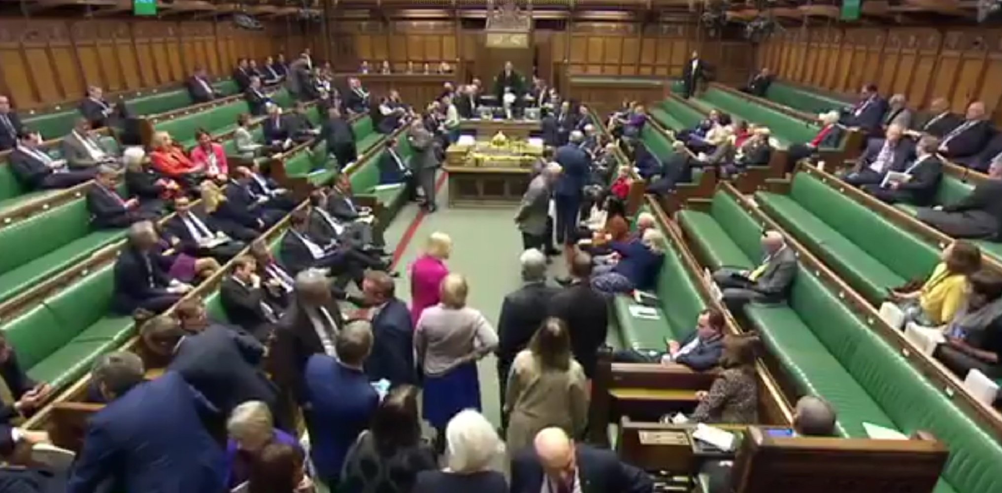 Se suspende la sesión parlamentaria en Westminster