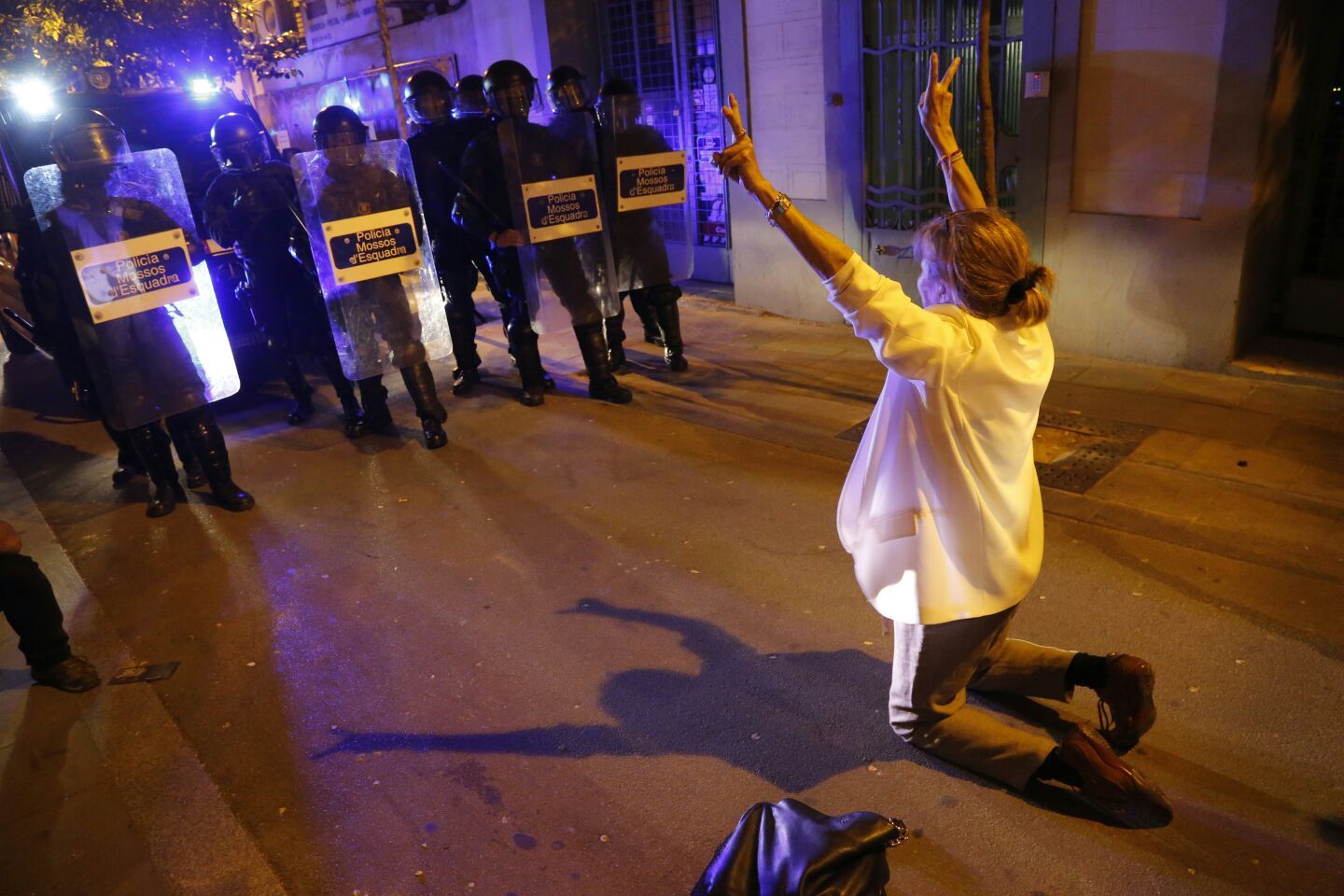Un detingut i sis ferits, el balanç de la nit a Gràcia