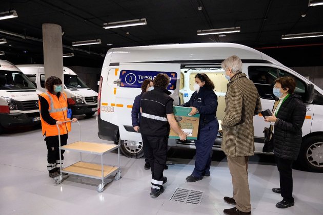 imagenes llegada vacuna Catalunya Salut imagenes llegada vacuna Catalunya Salut