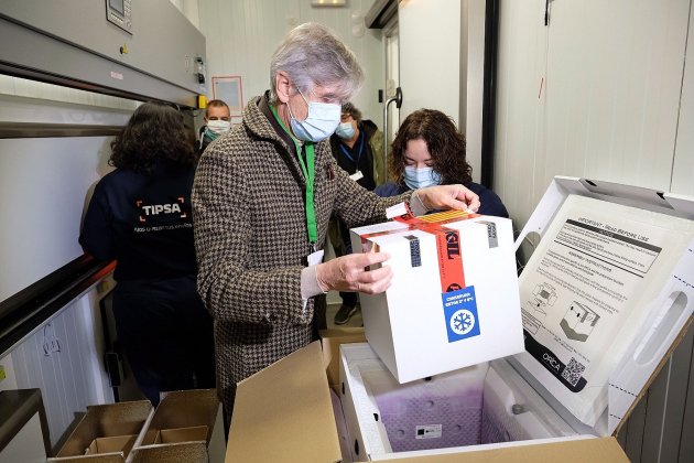 imagenes llegada vacuna Catalunya Salut imagenes llegada vacuna Catalunya Salut