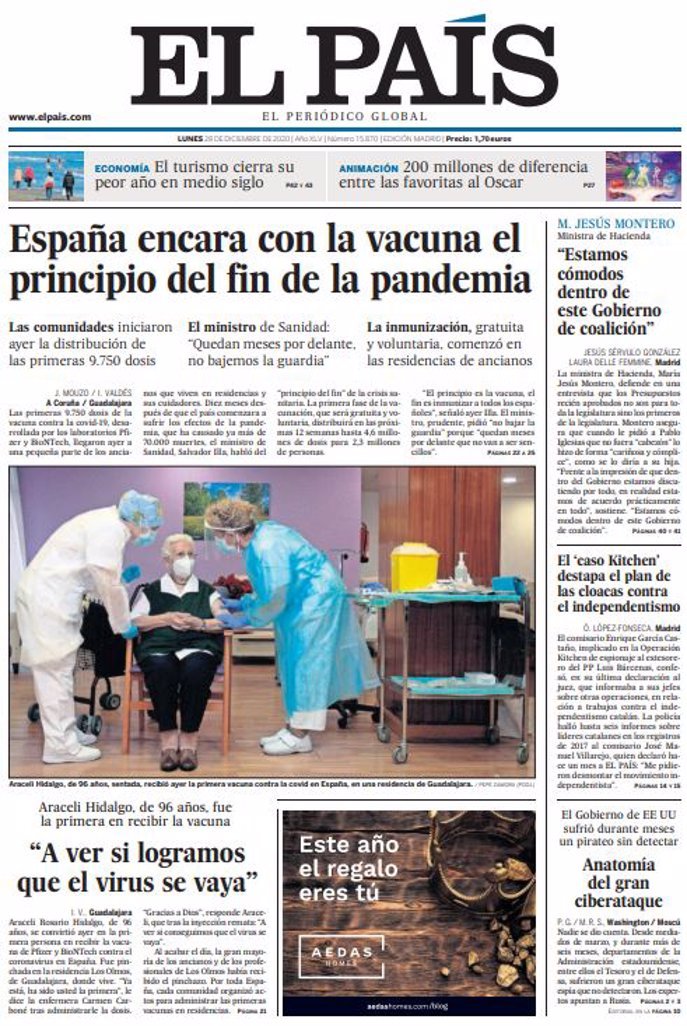 EL PAIS 28 desembre