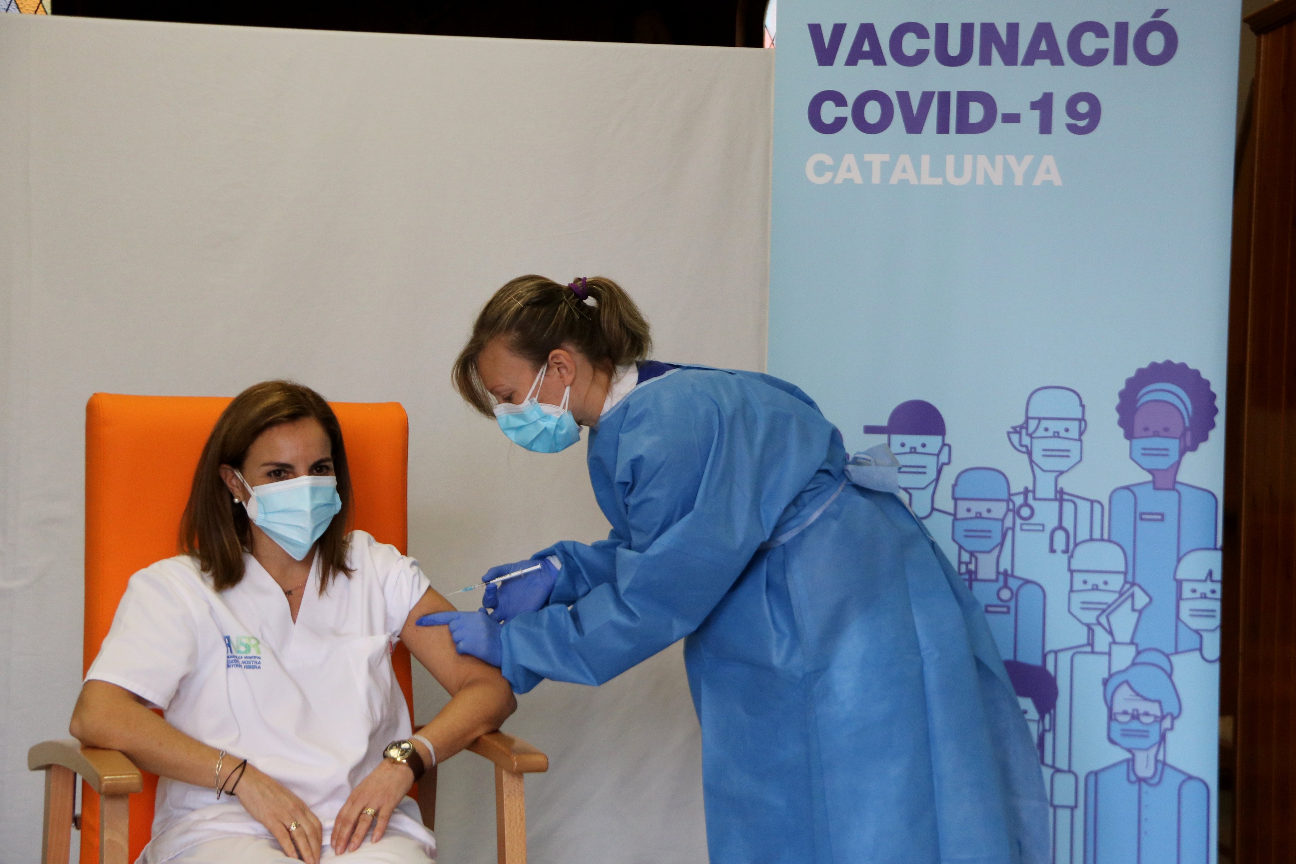 En Catalunya ya se han vacunado 802 personas