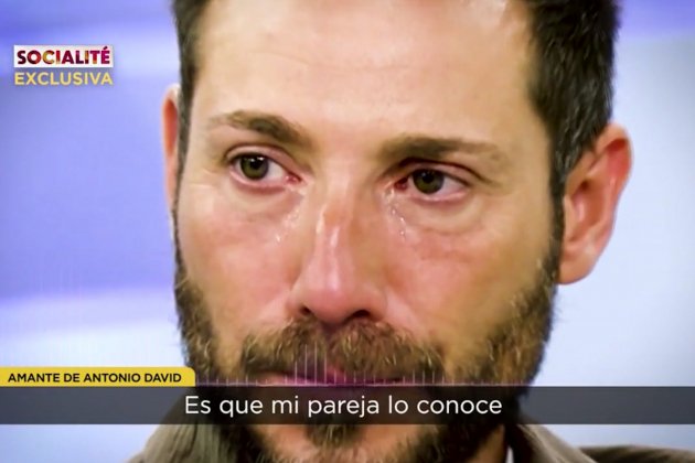Antonio David Flores llorando Telecinco