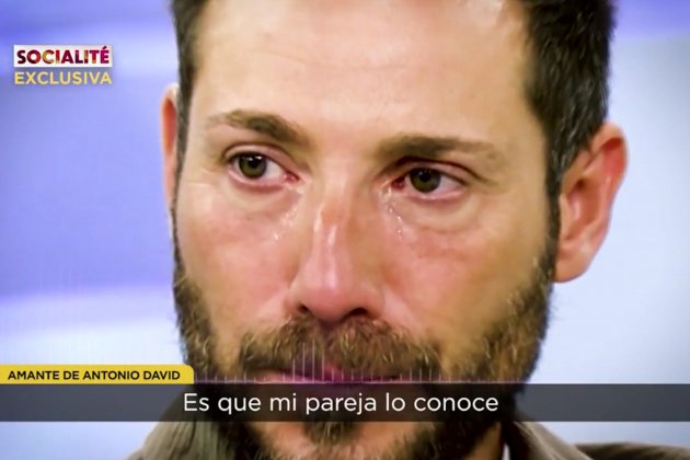 Antonio David Flores llorando Telecinco