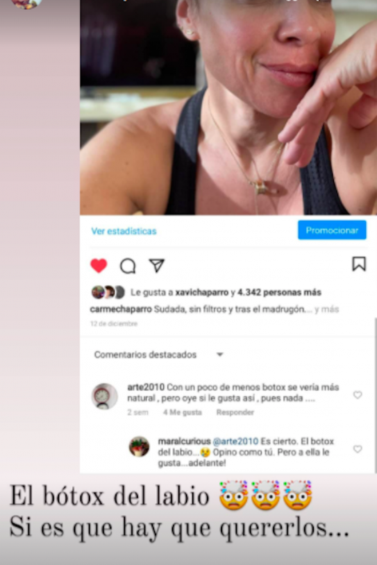 Carme Chaparro, Instagram