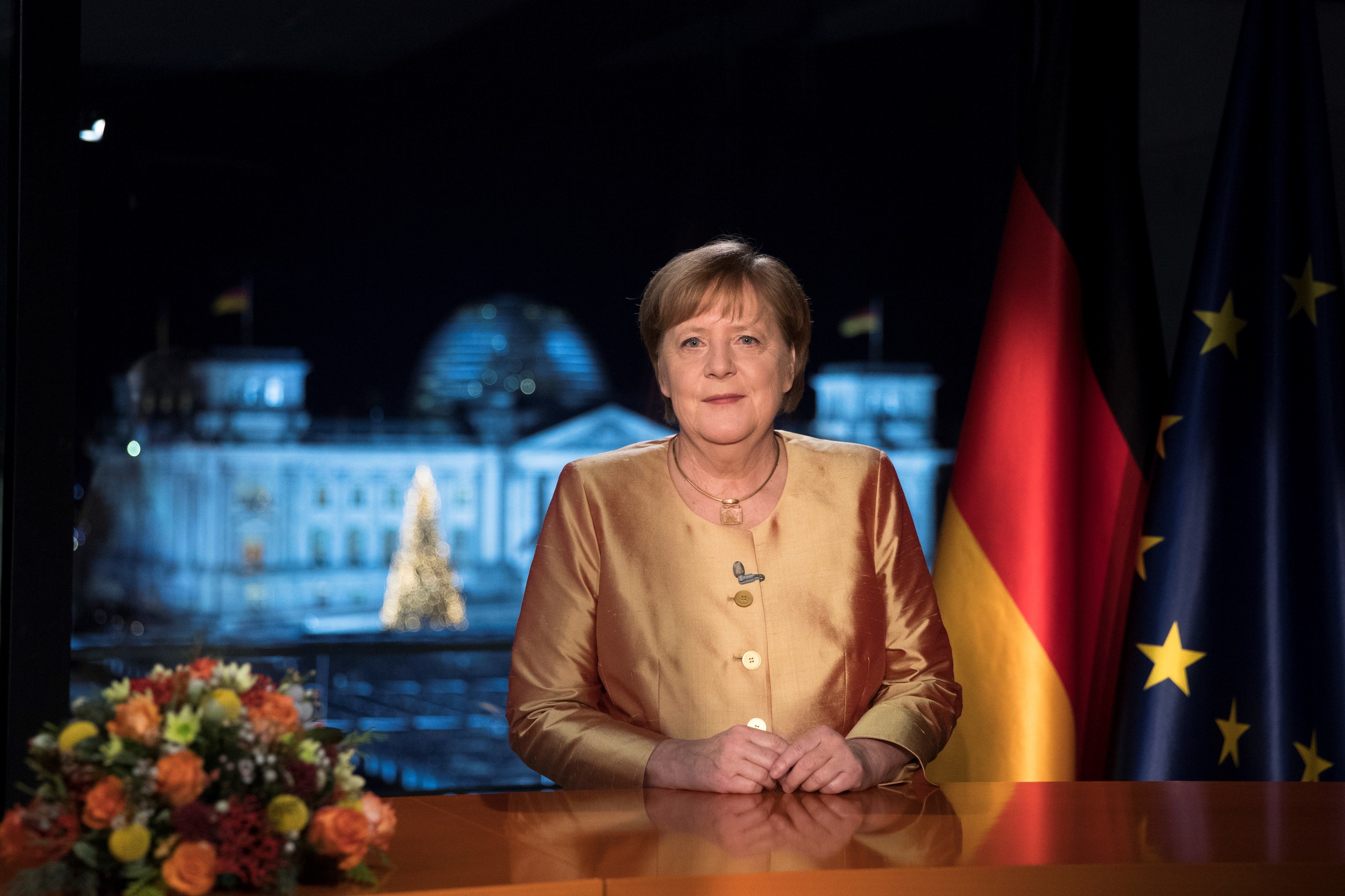 Así intenta Merkel animar a los alemanes en su último discurso de fin de año