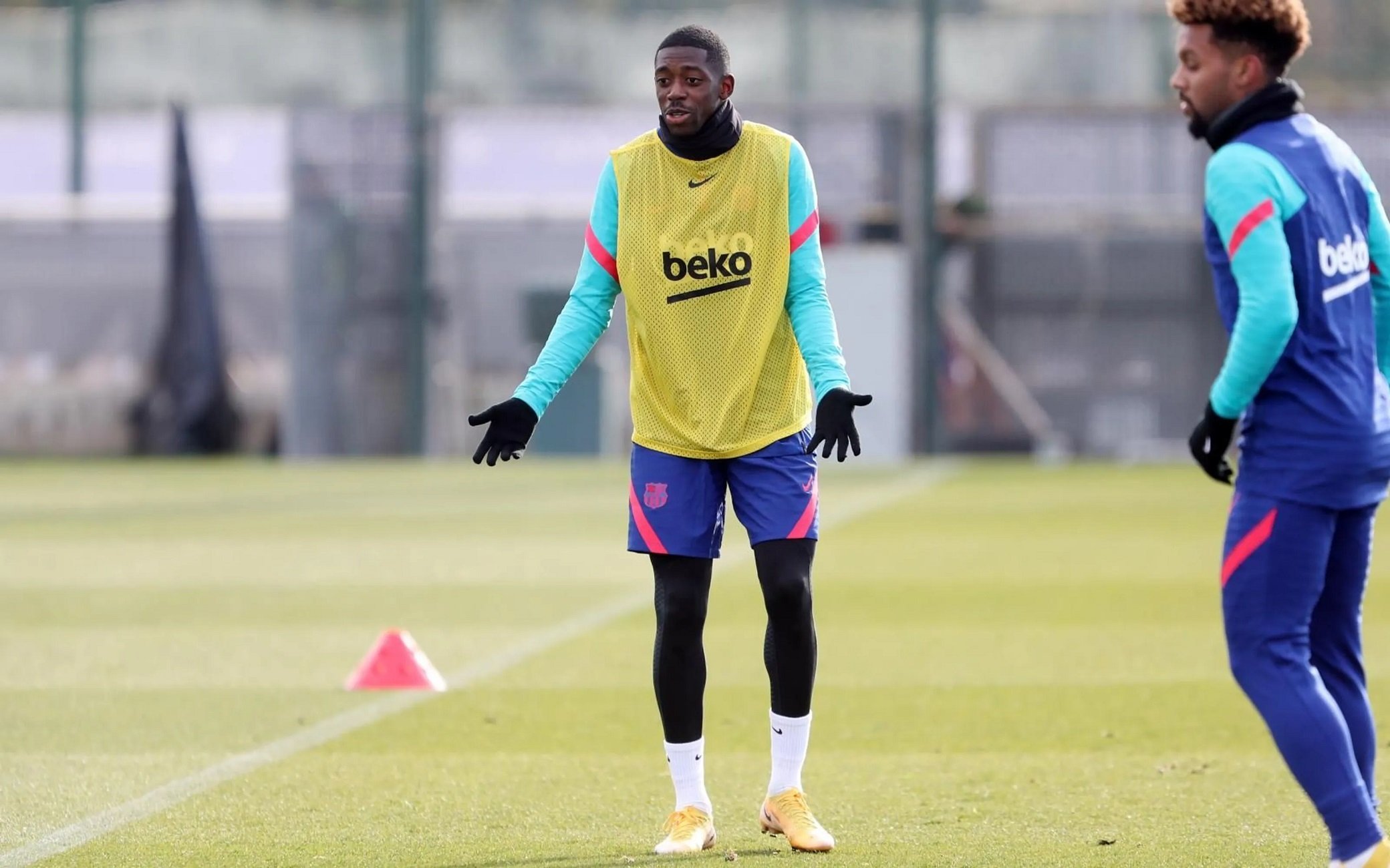 Dembélé, clave para soñar con el fichaje de Haaland por el Barça