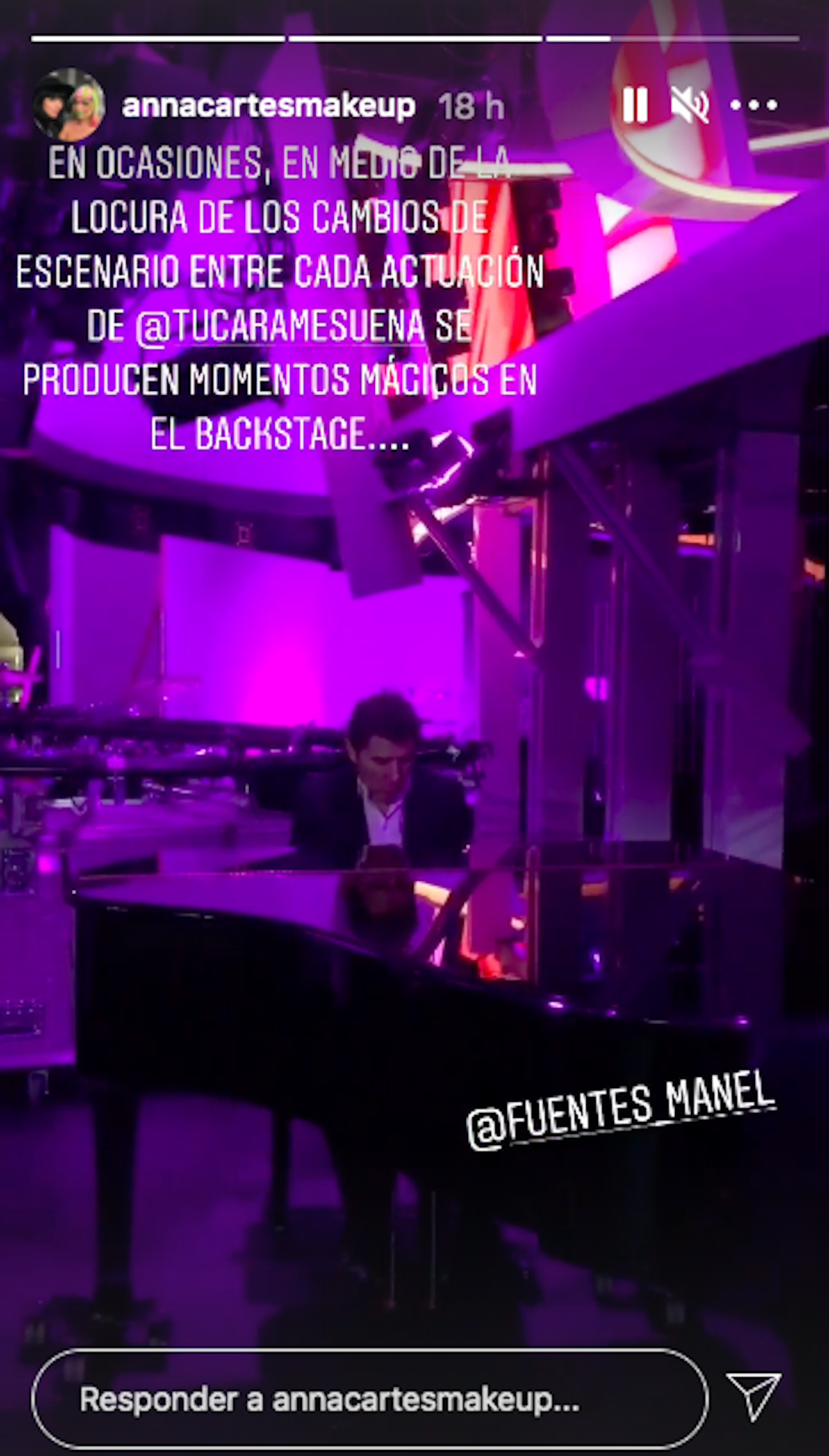 Manel Fuentes, Instagram