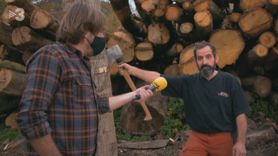 el forastero vallfogona de ripolles leñador