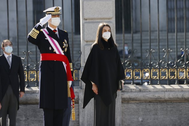 Felipe y Letizia Pascua Militar 2021 GTRES