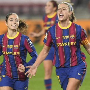 El Barça s'exhibeix contra l'Espanyol en el derbi femení del Camp Nou