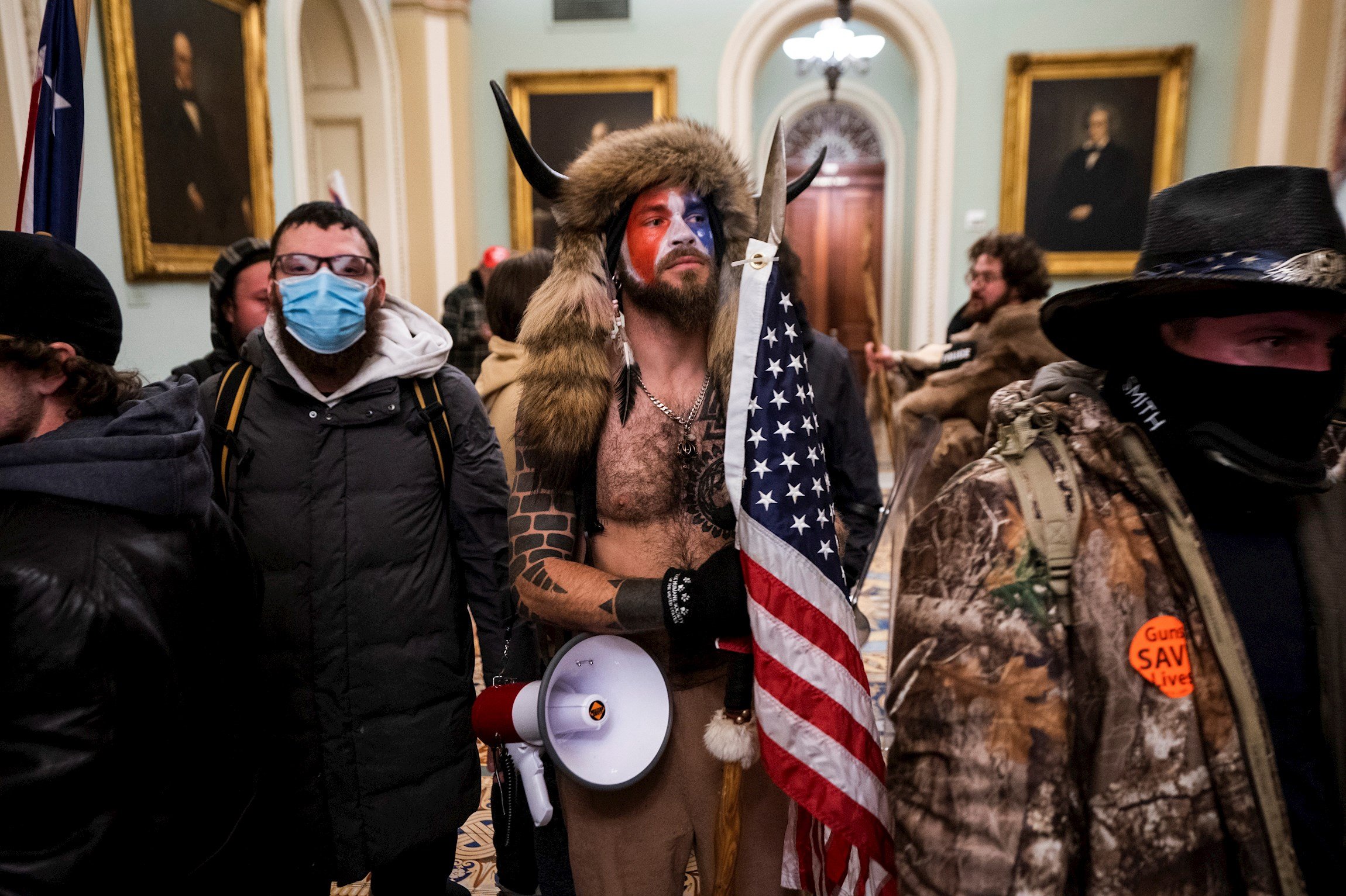 Yellowstone Wolf, el protagonista del asalto al Capitolio