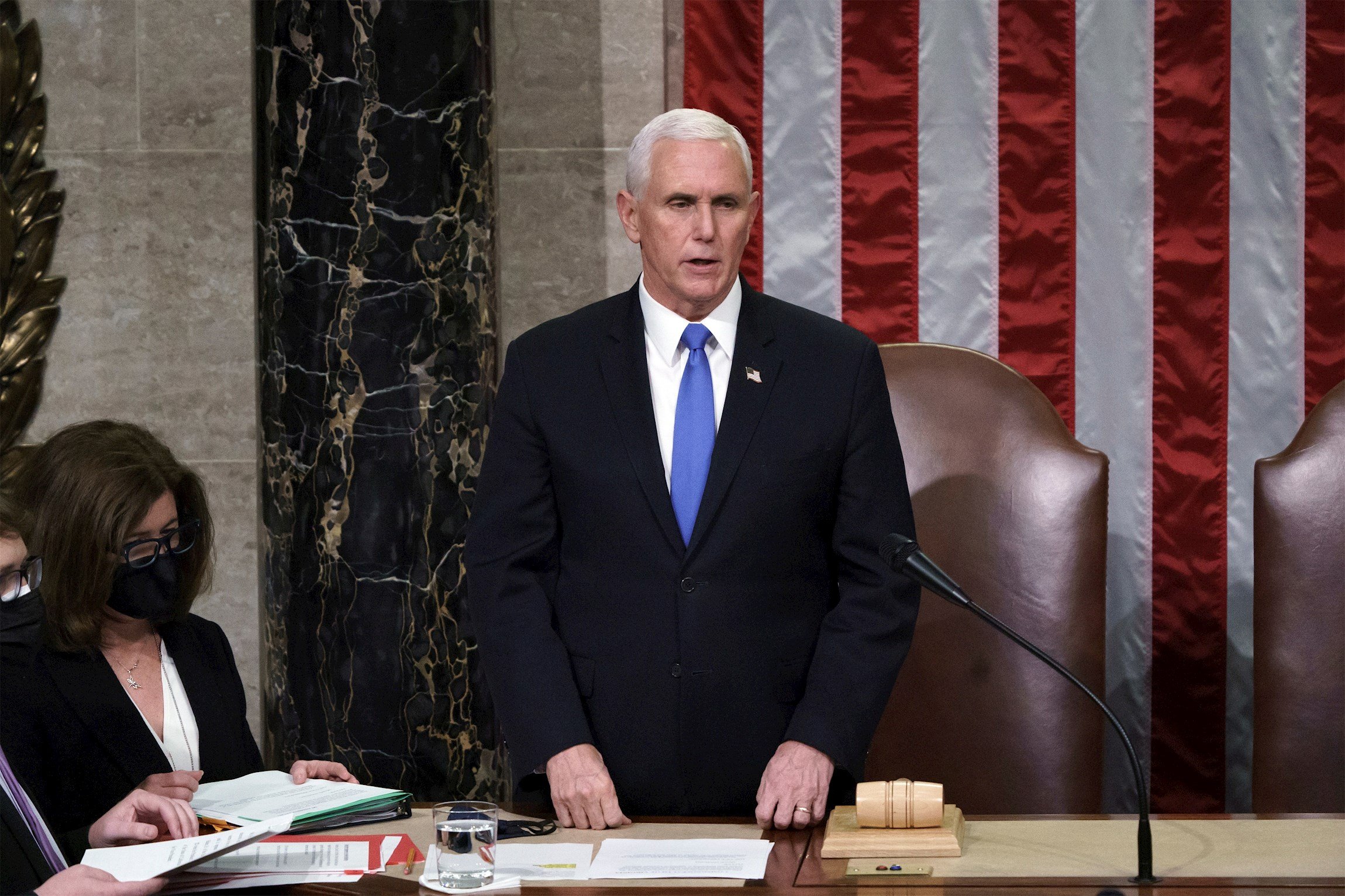 Mike Pence comunica ratificación Biden EFE