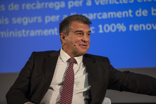 Joan Laporta presenta programa fundacio barça - Maria Contreras Coll