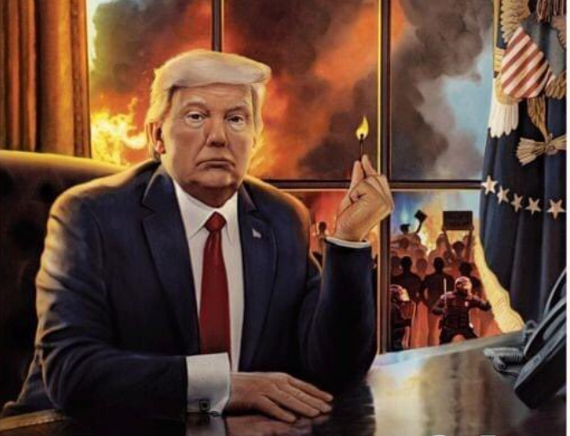 Esta portada profetizó el ataque al Capitolio hace 7 meses