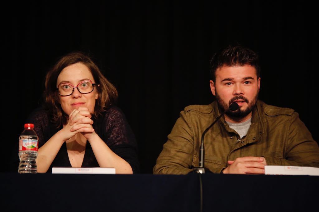 Rufián i Reguant discrepen sobre el paper dels comuns en el referèndum