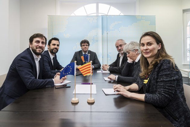 puigdemont y consejeros|consellers en el exilio GTRES