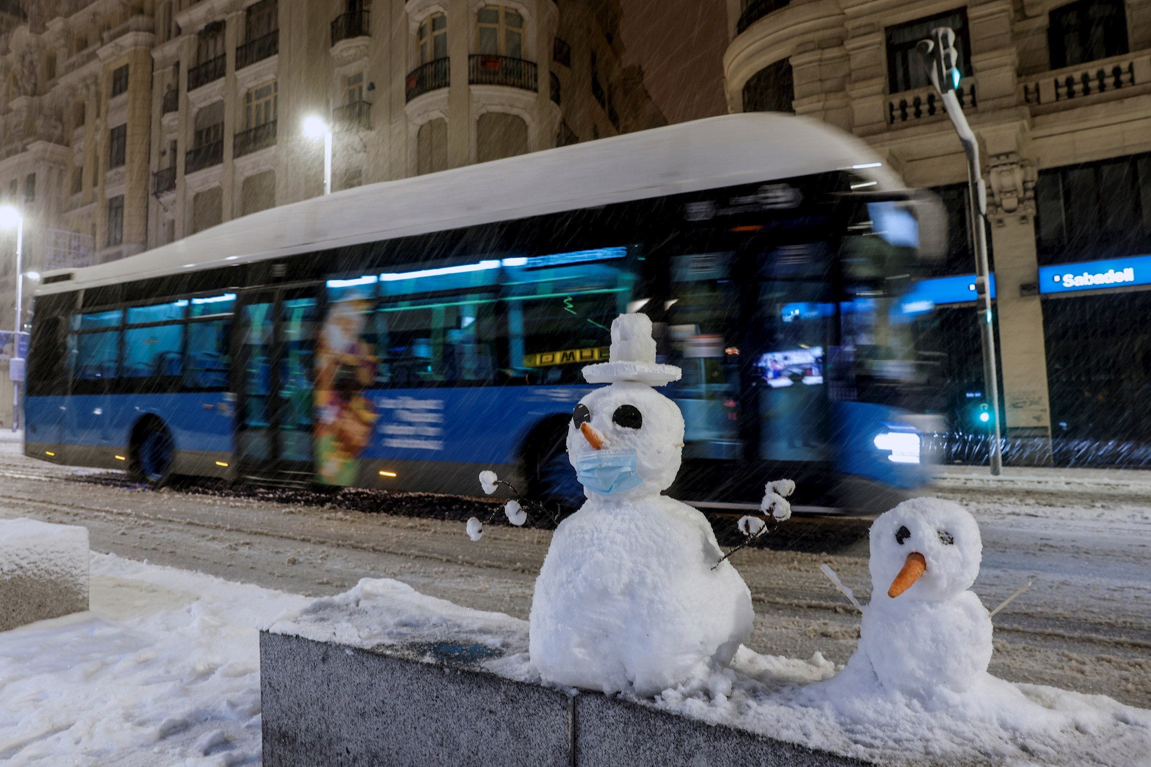 Portadas filoménicas: Madrid monopoliza la nevada