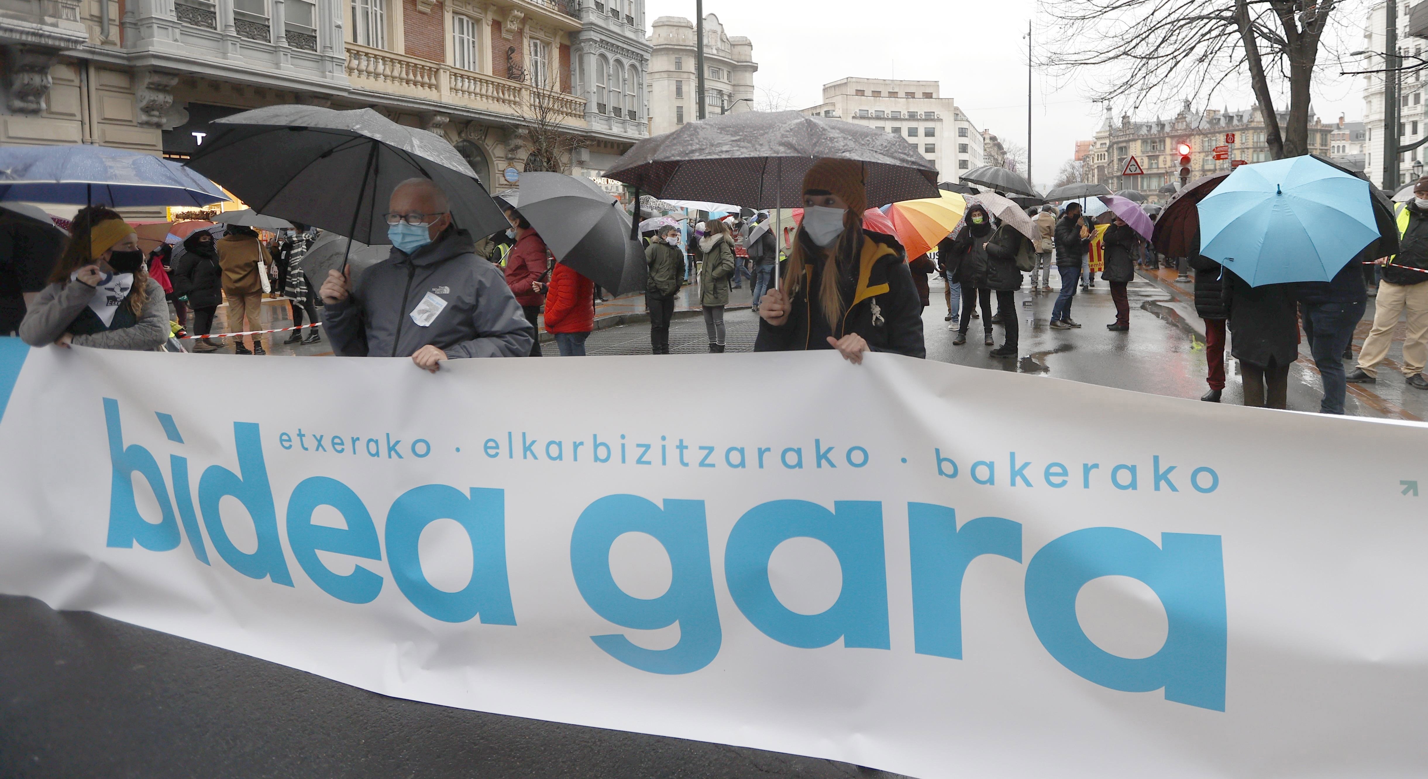 Clam massiu a Euskadi i Navarra a favor de l'acostament dels presos d'ETA
