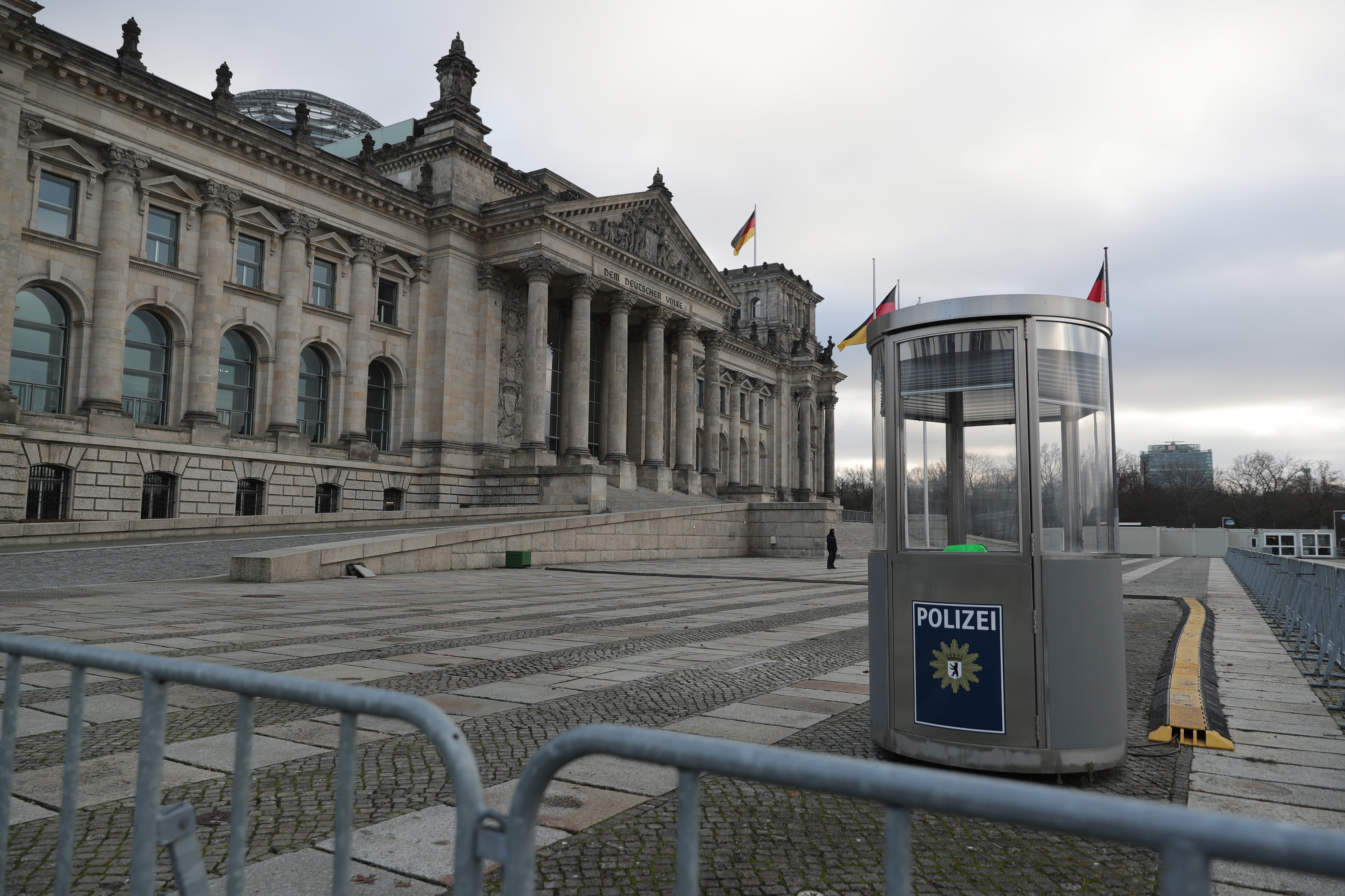 Vigilància policial Bundestag EFE