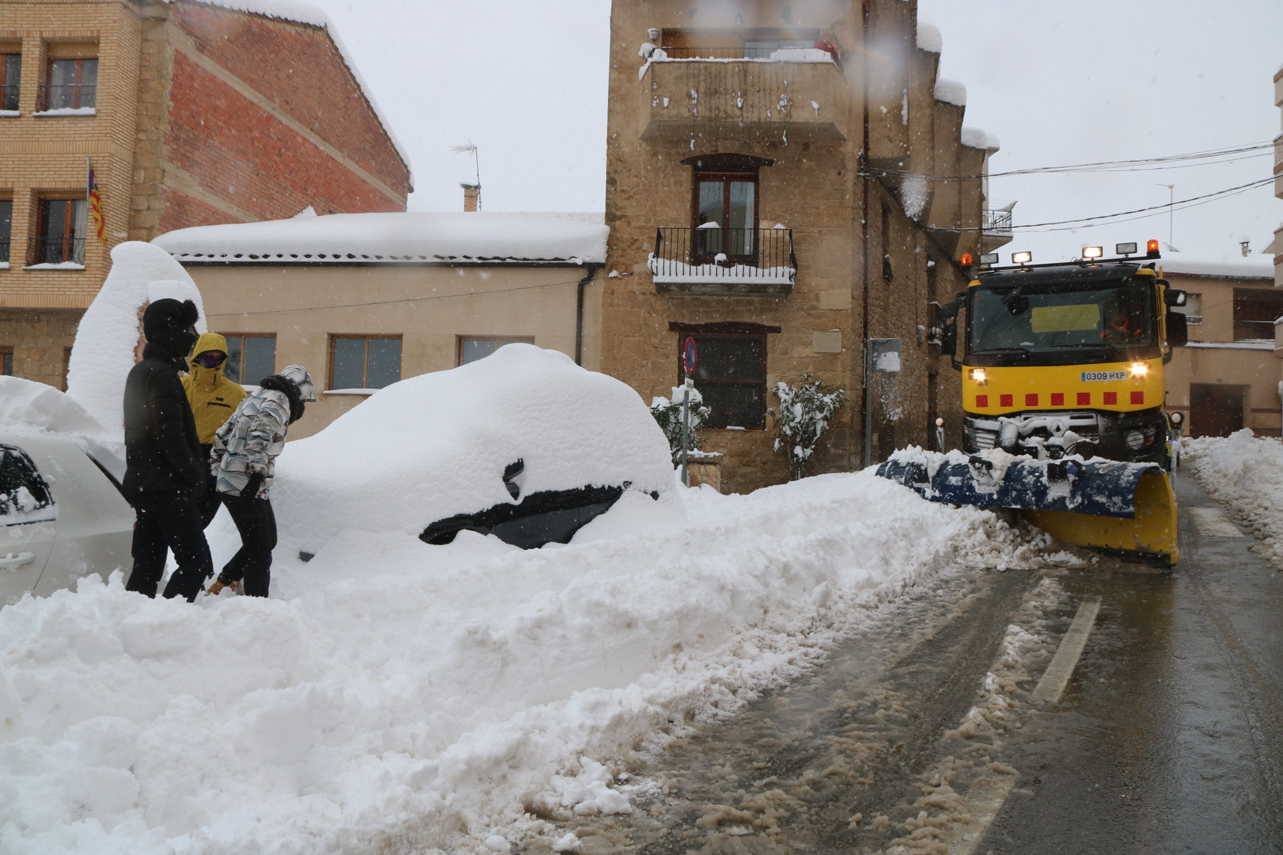 Més de 6.300 persones de 40 municipis, sense llum per la nevada
