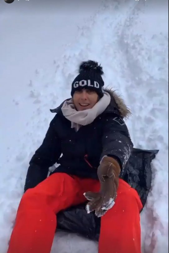 Paz Padilla en la nieva @pazpadilla