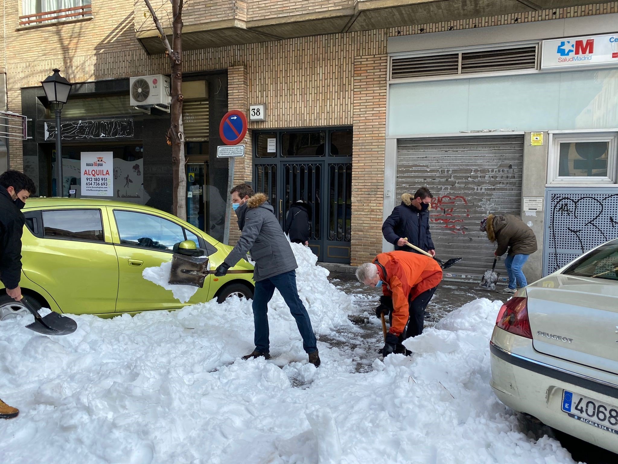El vídeo 'opportunity' de Casado amb la nevada de Madrid