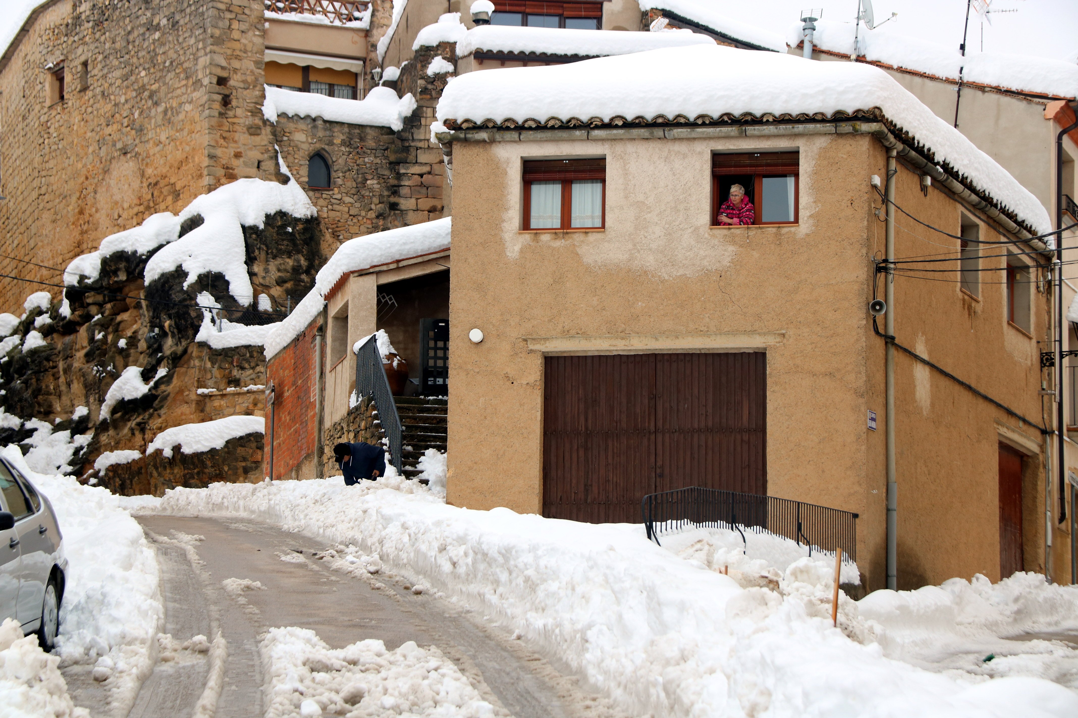 nevada nieve filomena polillas tierra alta - acn