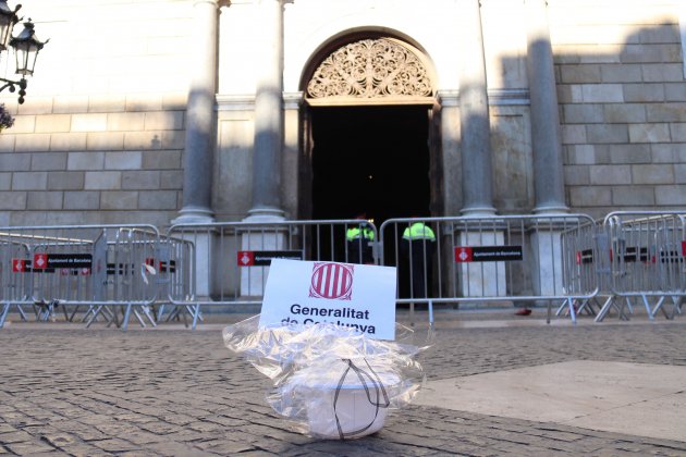 Protesta comerciantes y sector restauración Barcelona la gran cagada ACN