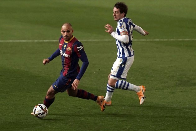 Braithwaite Oyarzabal Barca Real Sociedad Supercopa EFE Braithwaite Oyarzabal Barca Real Sociedad Supercopa EFE