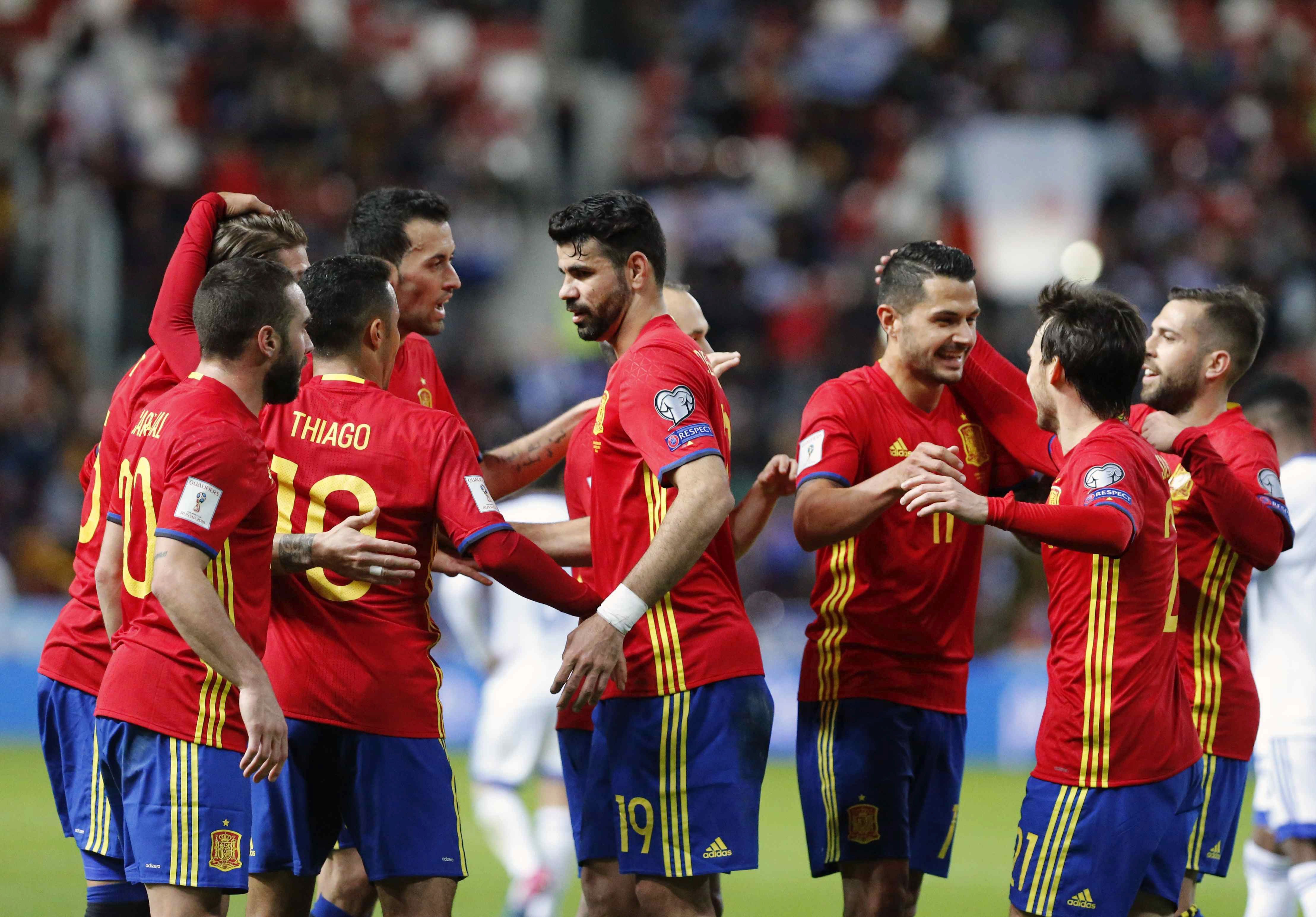 España recupera el brillo contra Israel (4-1)